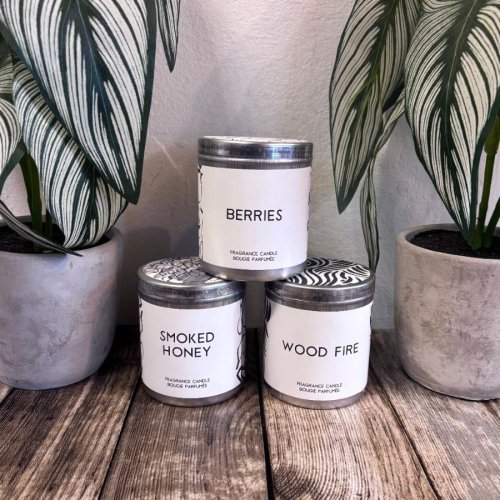 scented candles from pure nuff stuff